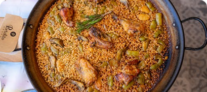 Authentic paella